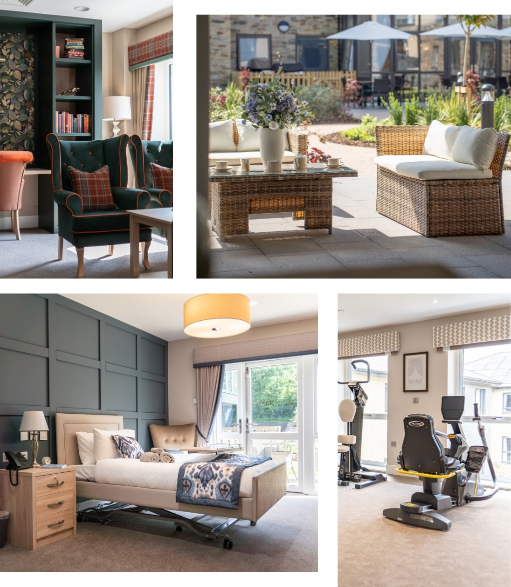 Collage of images of Bayards Court